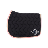 Jump'In - Tapis de selle marine/ champagne/ rose clair | - Ohlala