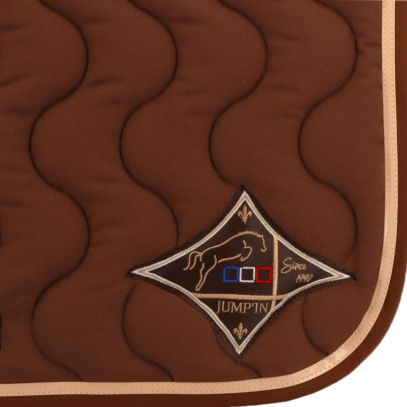 Jump'In - Tapis de selle taupe/ champagne/ chocolat | - Ohlala