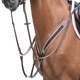 Jump'In - Collier de chasse élastique + martingale One Noisette | - Ohlala