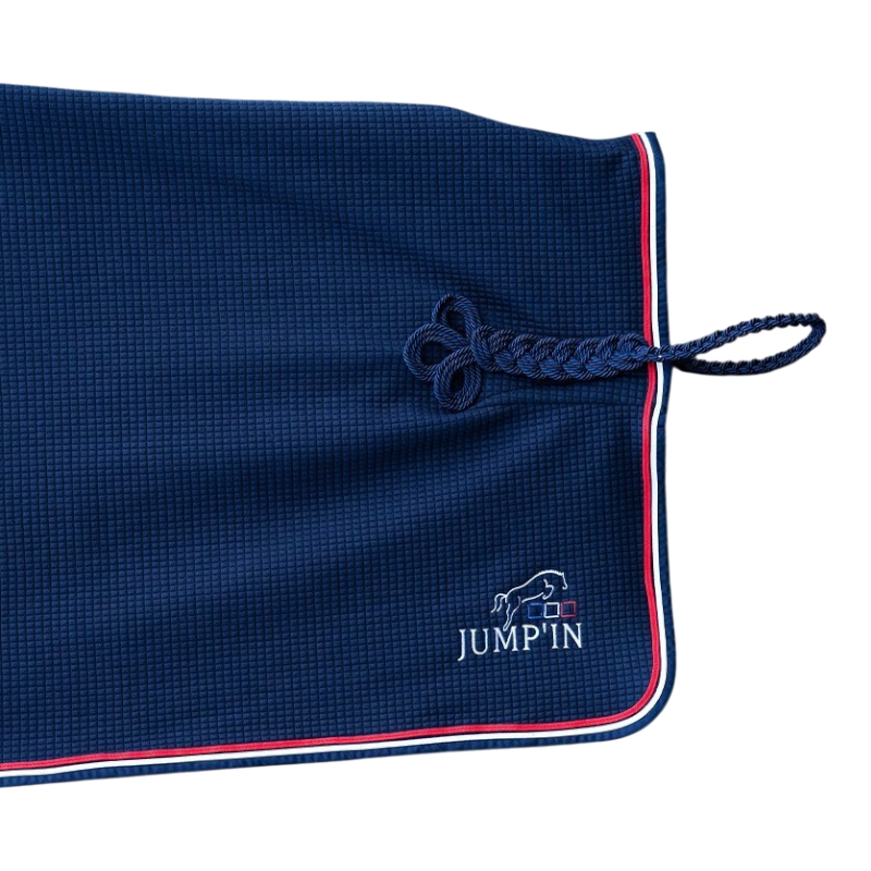 Jump'In - Fabric Pro zadeldek marine/blauw/wit/rood | - Ohlala