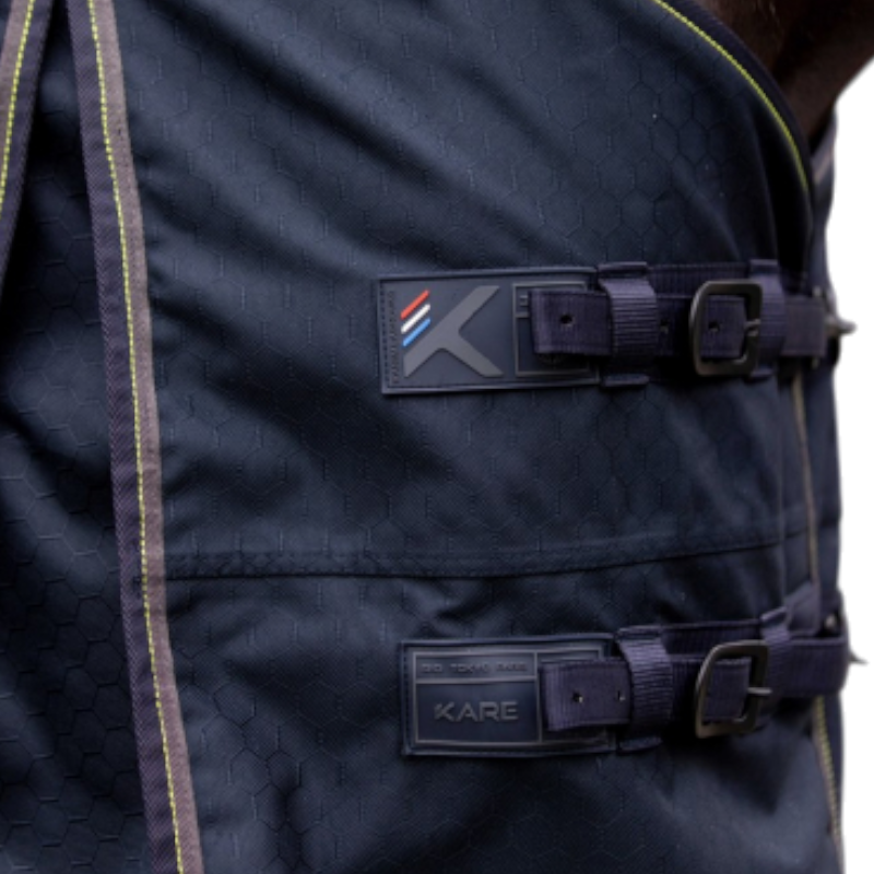 K By Equithème - Couverture d’extérieur K-EMBRUN marine 100g