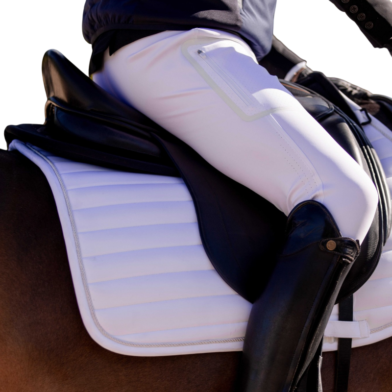K By Equithème - Tapis de dressage K-TRITON blanc