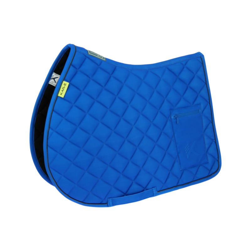 K By Equithème - Tapis de selle K-CESAR bleu roi