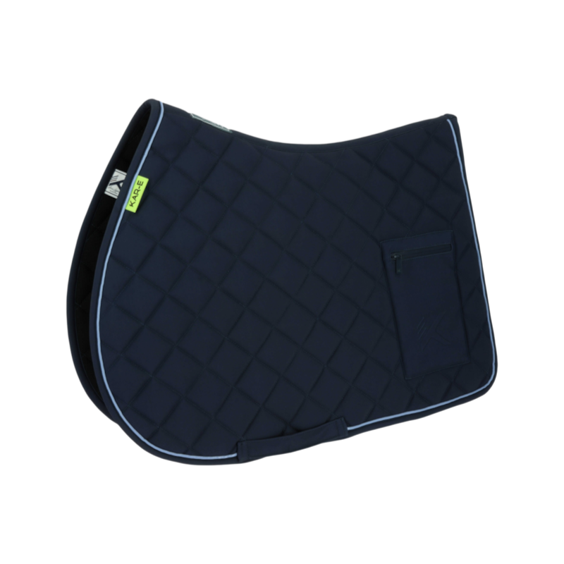 K By Equithème - Tapis de selle K-CESAR marine