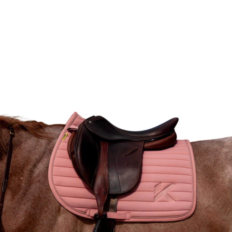 K By Equithème - Tapis de selle K-TRITON vieux rose