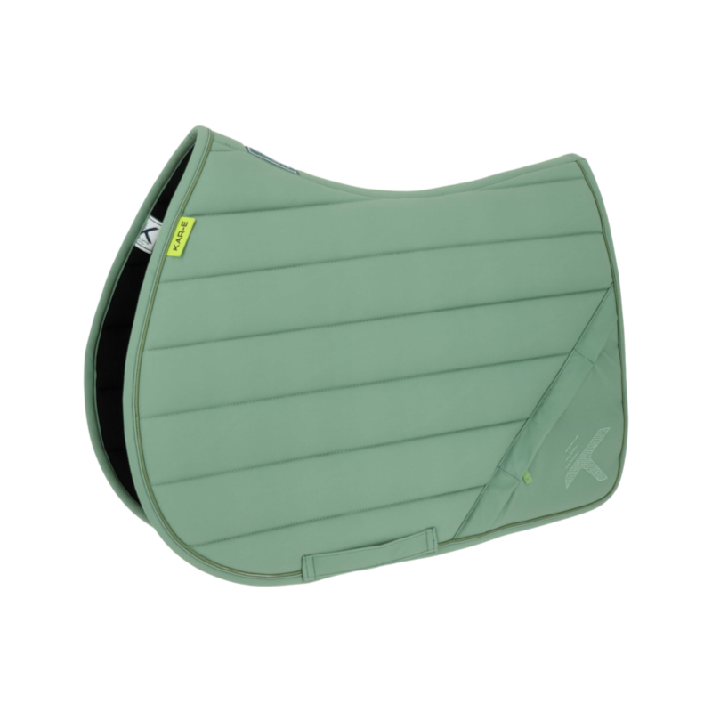 K By Equithème - Tapis de selle K-VEGA vert foncé