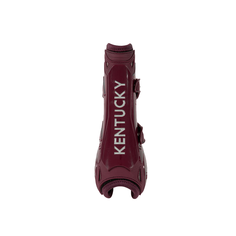 Kentucky Horsewear - Guêtres ouvertes Bamboo Elastic bordeaux | - Ohlala