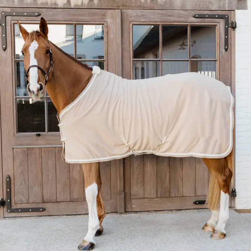 Kentucky Horsewear - Chemise polaire Fleece Rug Plaited Rope beige | - Ohlala