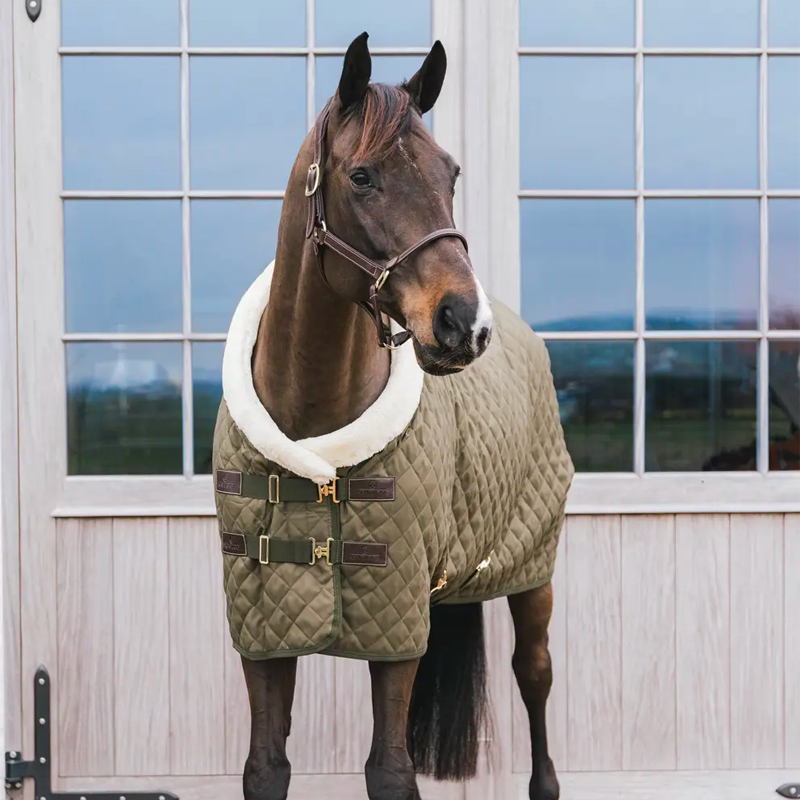 Kentucky Horsewear - Couverture de présentation Show Rug kaki 160g | - Ohlala