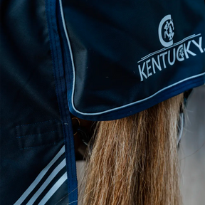 Kentucky Horsewear - Couverture d'extérieur Turnout Rug All Weather waterproof Comfort marine | - Ohlala