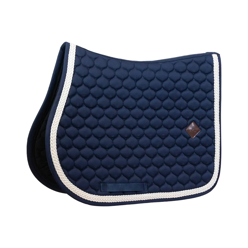 Kentucky Horsewear - Tapis de selle Plaited Cord marine | - Ohlala