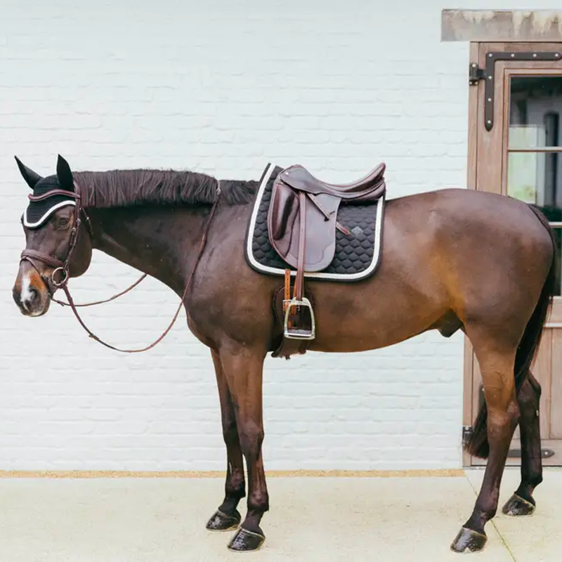 Kentucky Horsewear - Tapis de dressage Plaited Cord noir | - Ohlala