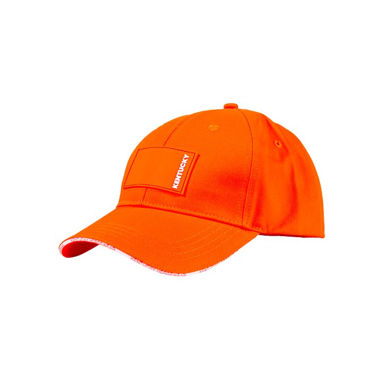 Kentucky Horsewear - Casquette Rubber logo orange | - Ohlala