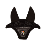 Kentucky Horsewear - Bonnet pour chevaux Wellington anti-bruit licorne noir