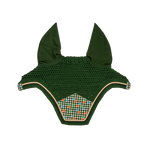 Kentucky Horsewear - Bonnet pour chevaux Wellington Velvet pied-de-poule dark green/ colourful