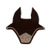 Kentucky Horsewear - Bonnet pour chevaux Wellington Velvet pied-de-poule marron/ colourful