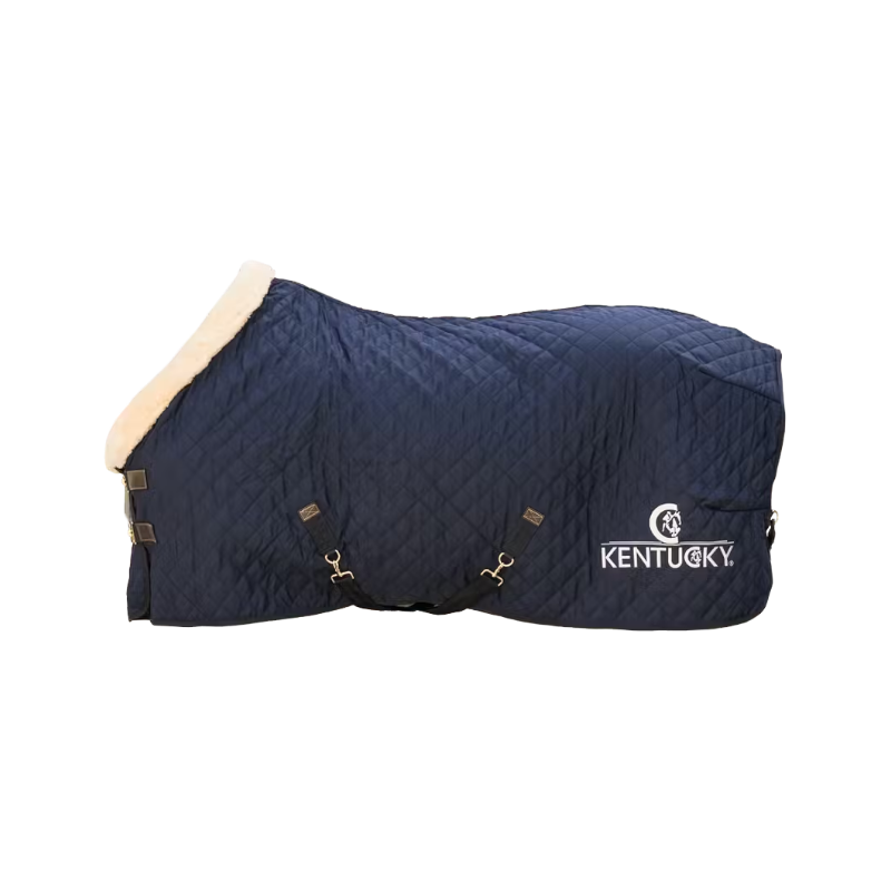 Kentucky Horsewear - Couverture de présentation KH logo 160g marine