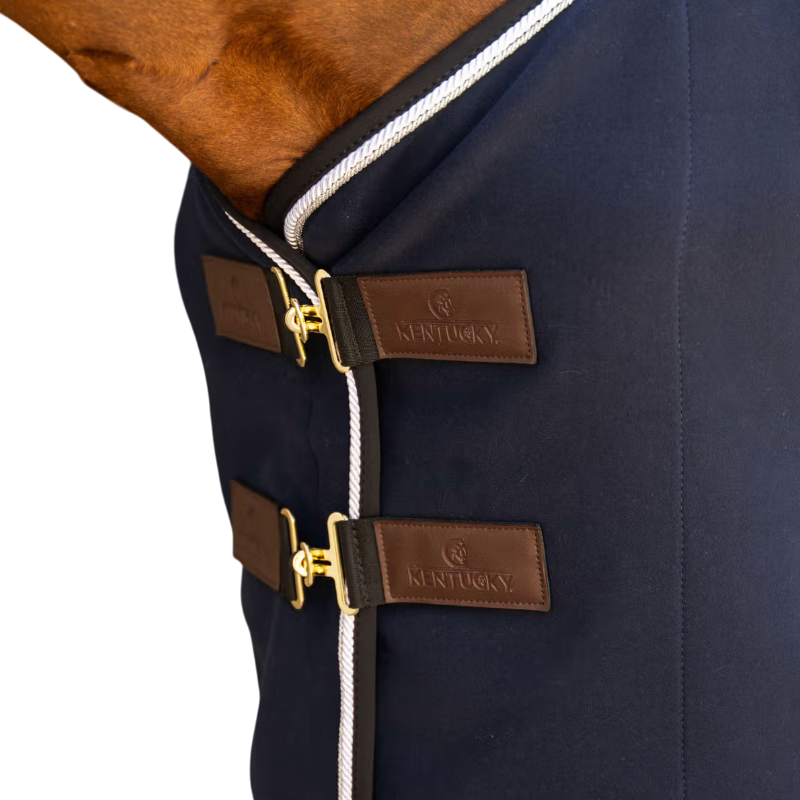 Kentucky Horsewear - Couverture de présentation polaire Fleece Rug marine