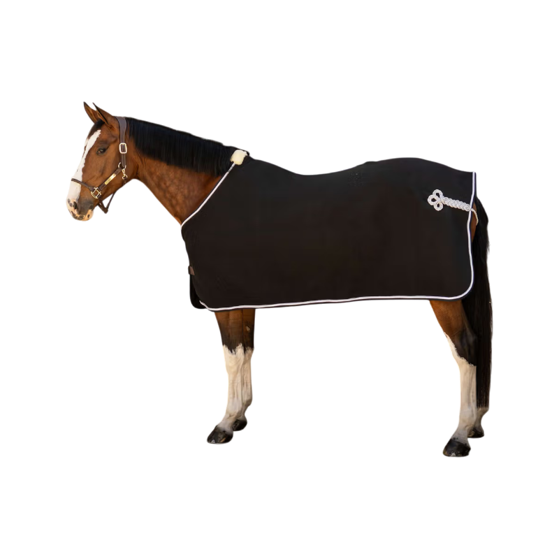 Kentucky Horsewear - Couverture de présentation polaire Fleece Rug noir