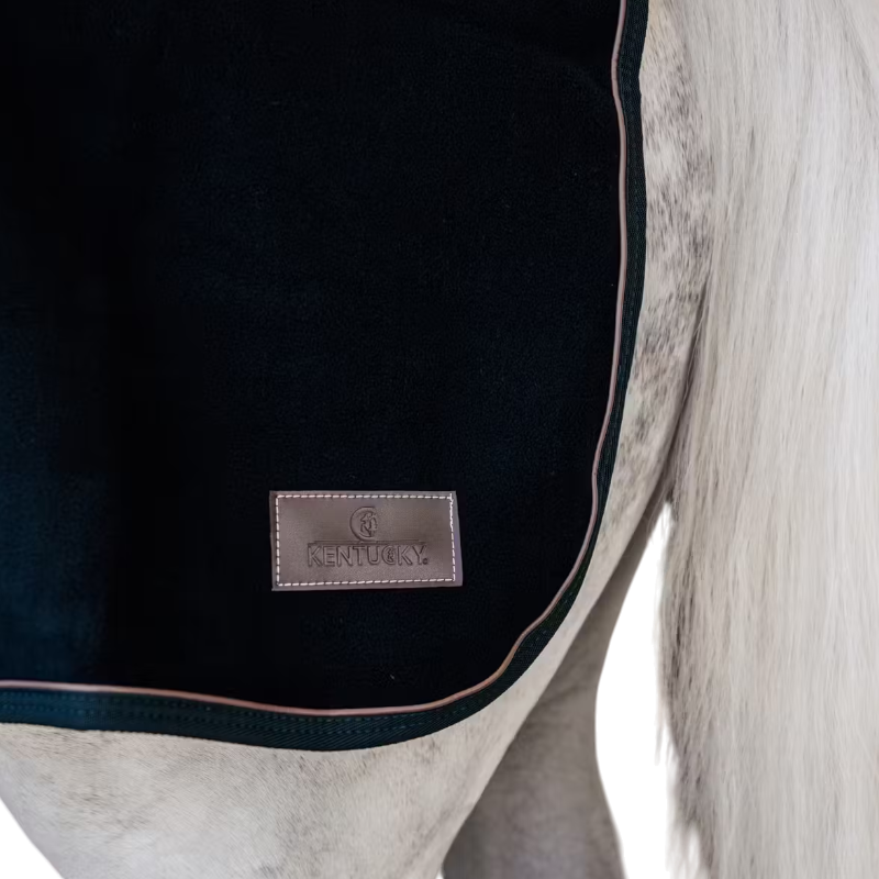 Kentucky Horsewear - Couvre-reins carré Heavy Fleece 0g noir