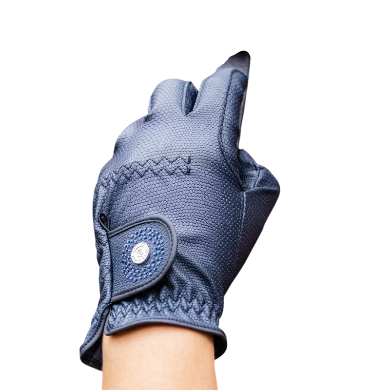 Kentucky Horsewear - Gants d'équitation Grip Glitter full marine