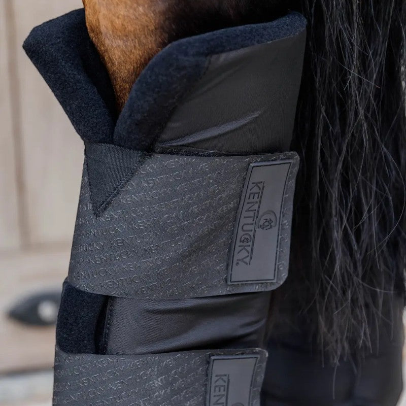 Kentucky Horsewear - Guêtres d'écurie Protect Classic postérieurs noir (x2) | - Ohlala