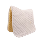 Kentucky Horsewear - Tapis de dressage Diamond doublé mouton synthétique blanc
