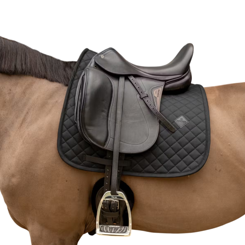 Kentucky Horsewear - Tapis de dressage Diamond doublé mouton synthétique noir