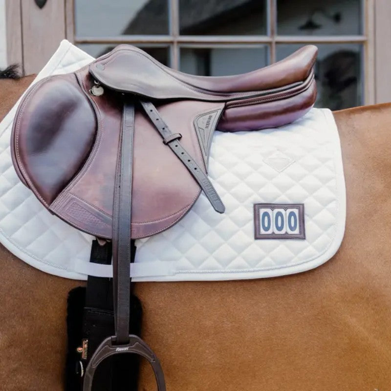 Kentucky Horsewear - Tapis de selle Diamond Competition 2 numéros blanc | - Ohlala