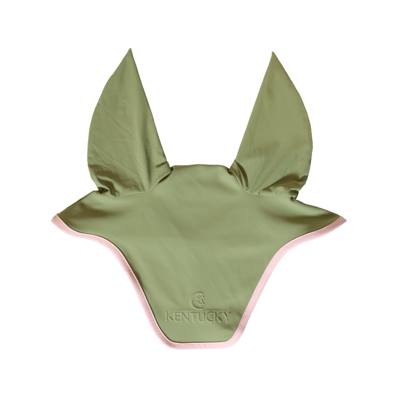 Kentucky Horsewear - Bonnet Wellington Softshell kaki/ vieux rose