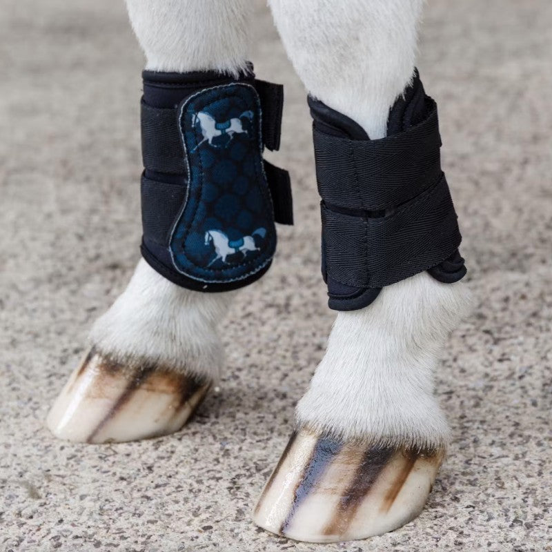 Kentucky Horsewear - Guêtres antérieurs motif cheval Sammy Collection noir