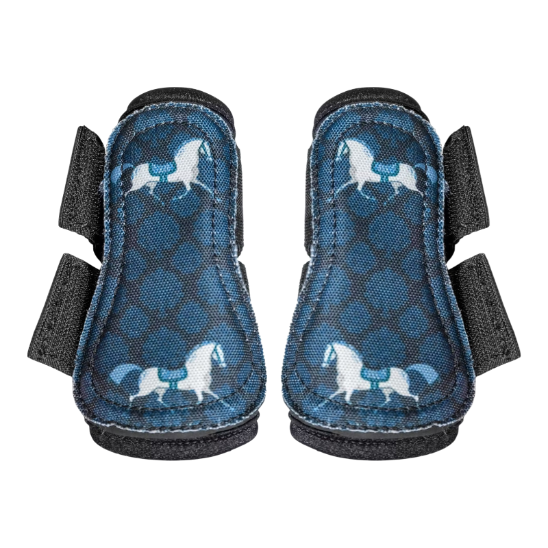 Kentucky Horsewear - Guêtres antérieurs motif cheval Sammy Collection noir