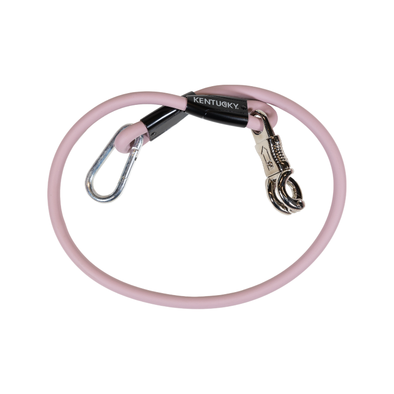 Kentucky Horsewear - Longe d'attache silicone vieux rose