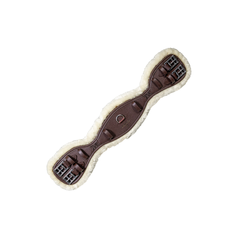 Kentucky Horsewear - Sangle anatomique courte mouton marron