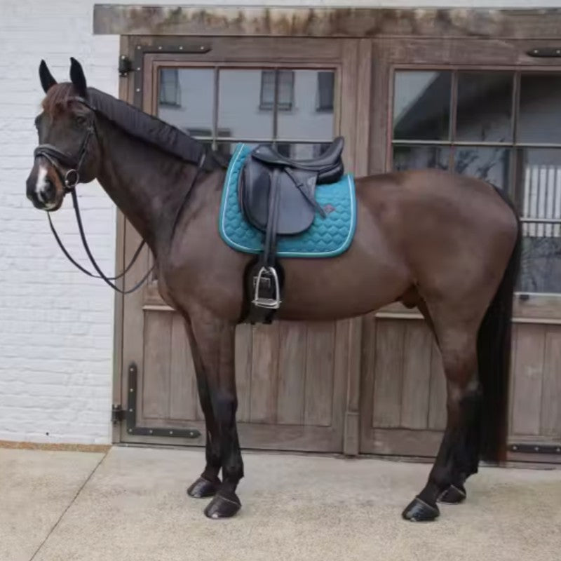 Kentucky Horsewear - Tapis de dressage Melange vert emeraude