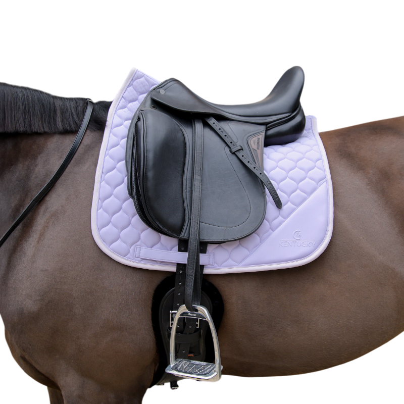 Kentucky Horsewear - Tapis de dressage Softshell Onion Quilt parme/ rose pâle