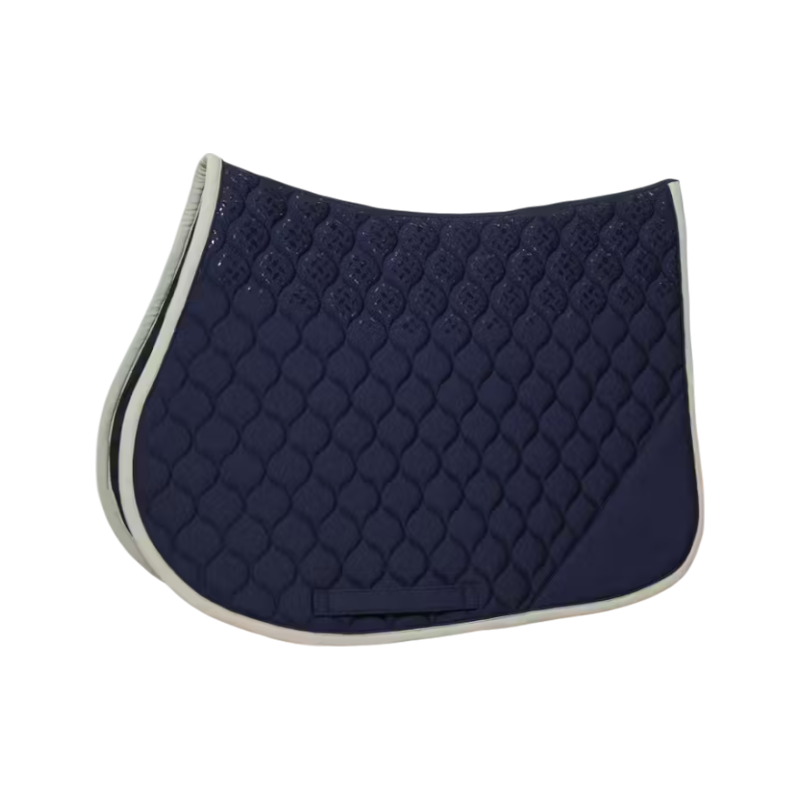Kentucky Horsewear - Tapis de selle Softshell Onion Quilt marine/beige