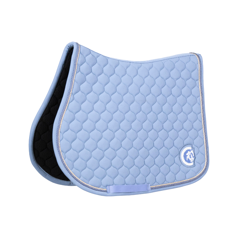 Kentucky Horsewear - Tapis de selle 3D logo Onion Quilt bleu clair