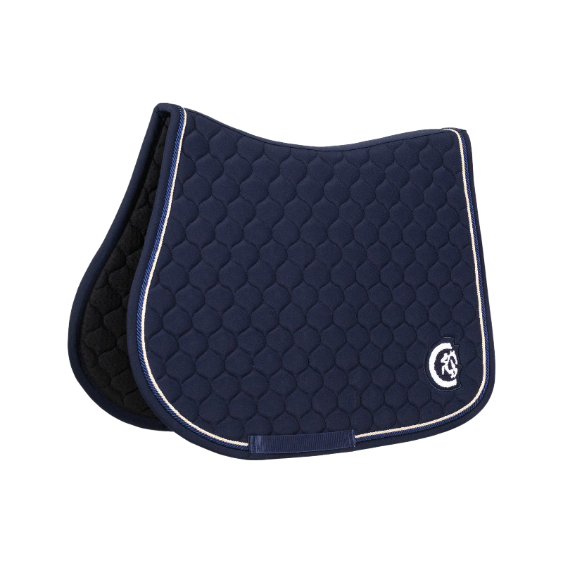 Kentucky Horsewear - Tapis de selle 3D logo Onion Quilt marine