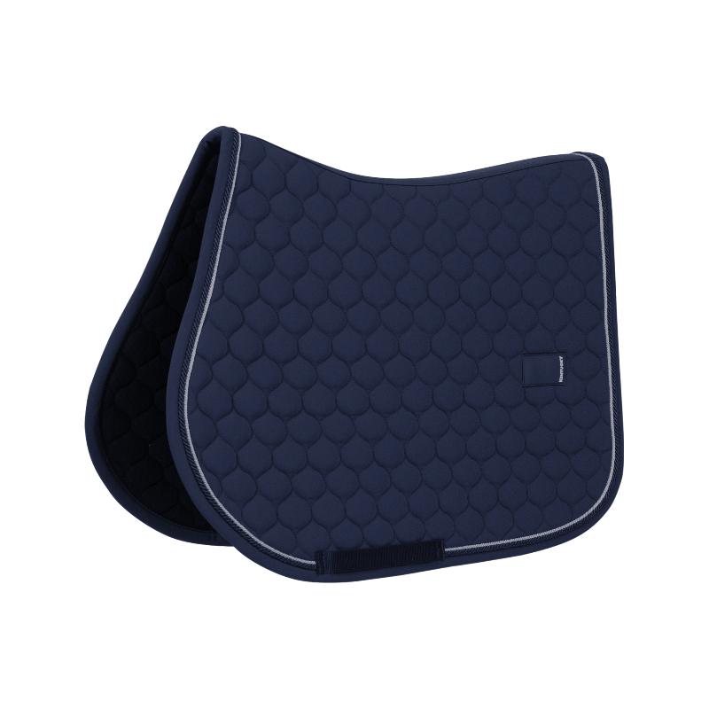Kentucky Horsewear - Tapis de selle Rubber logo marine