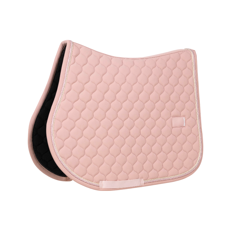 Kentucky Horsewear - Tapis de selle Rubber logo vieux rose
