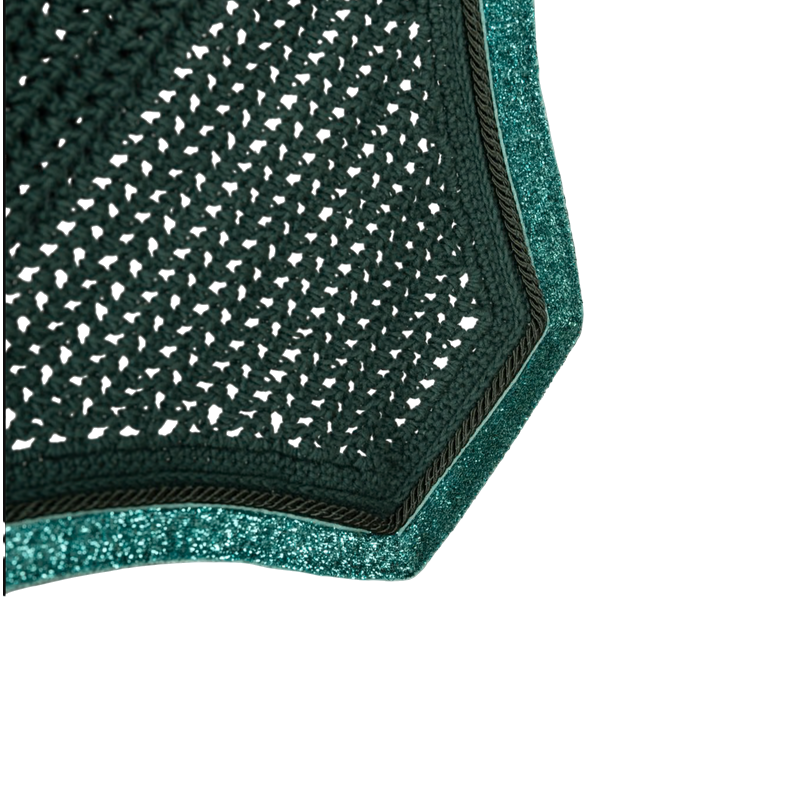 Bonnet Wellington Glitter Band émeraude - Kentucky Horsewear