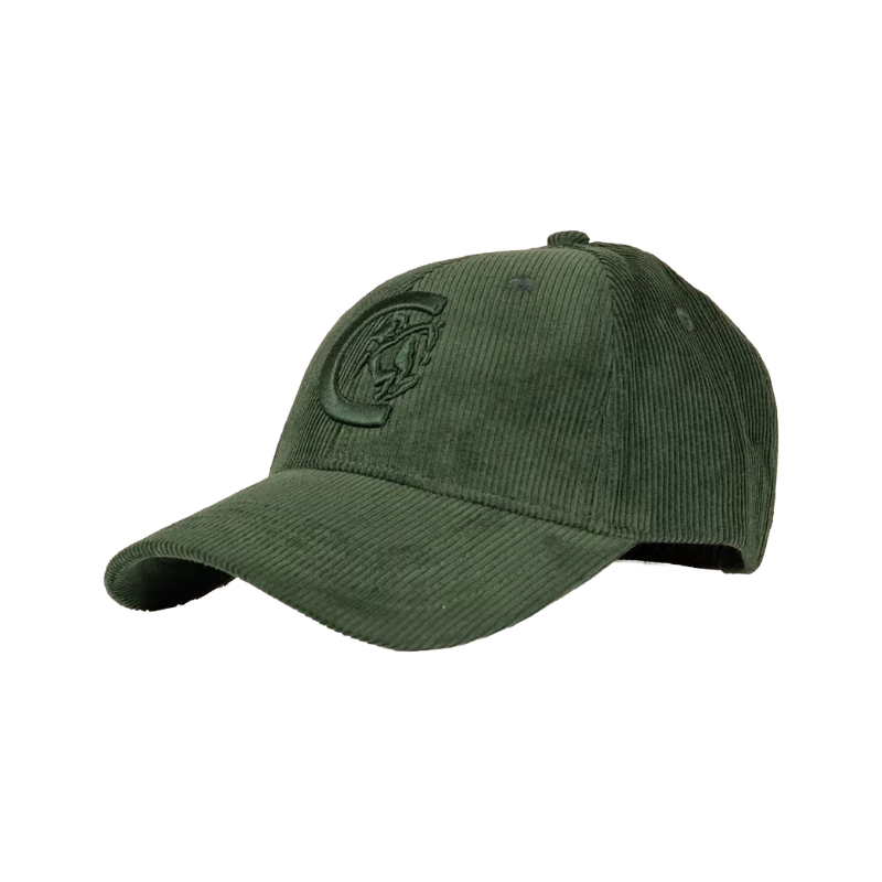 Kentucky Horsewear - Casquette unisexe Corduroy vert foncé