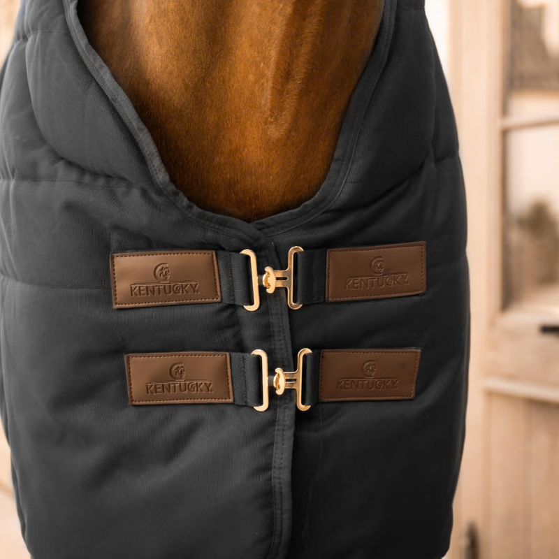 Couverture d'écurie confort du garrot noir 100g - Kentucky Horsewear