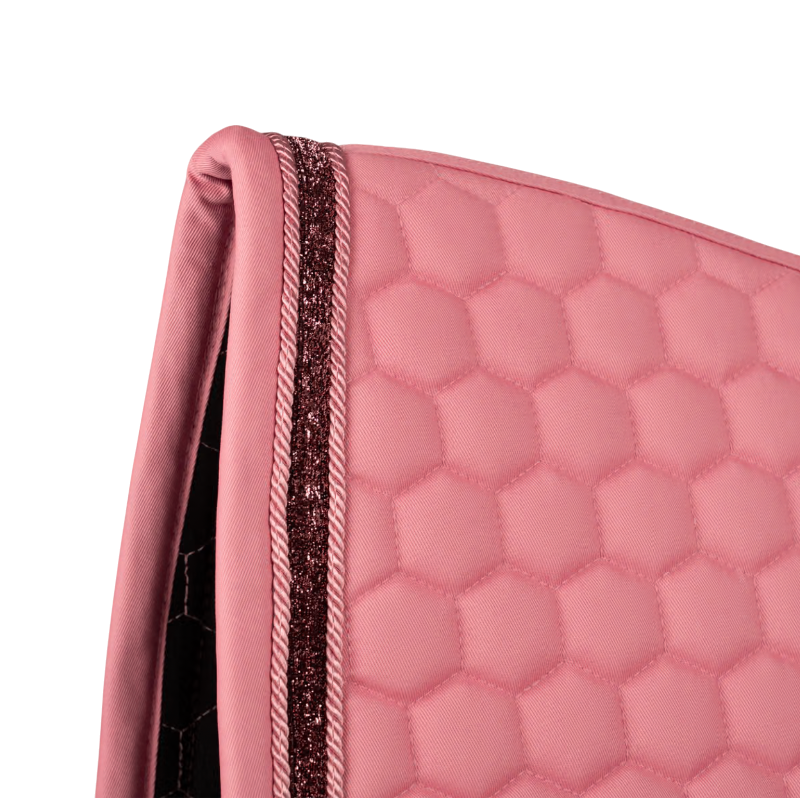 Tapis de dressage Glitter Band vieux rose - Kentucky Horsewear