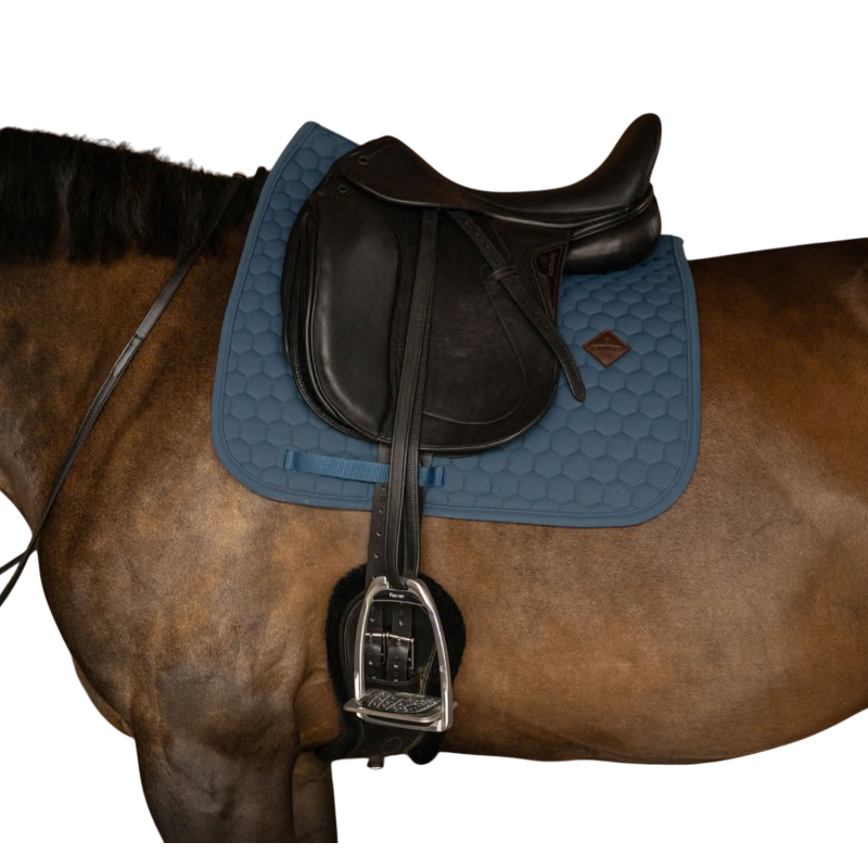 Tapis de dressage Pro Classic bleu océan - Kentucky Horsewear