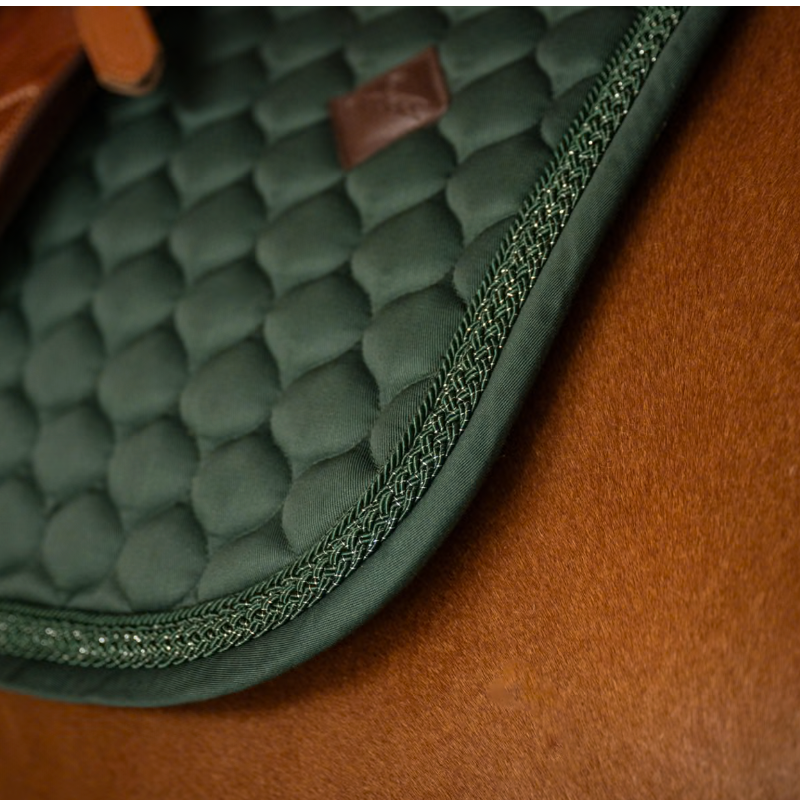 Tapis de selle Classic Onion glitter vert foncé - Kentucky Horsewear