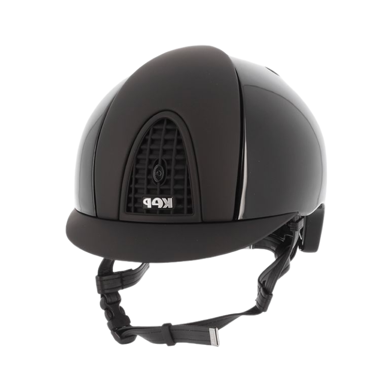 KEP - Casque personnalisé Cromo Polish noir/ détails opaques