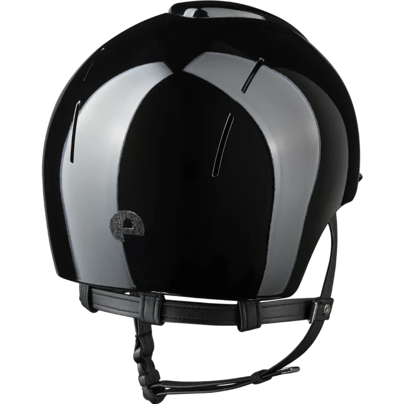 KEP - Casque d'équitation Smart Nova Metal Polish black Star black visière standard
