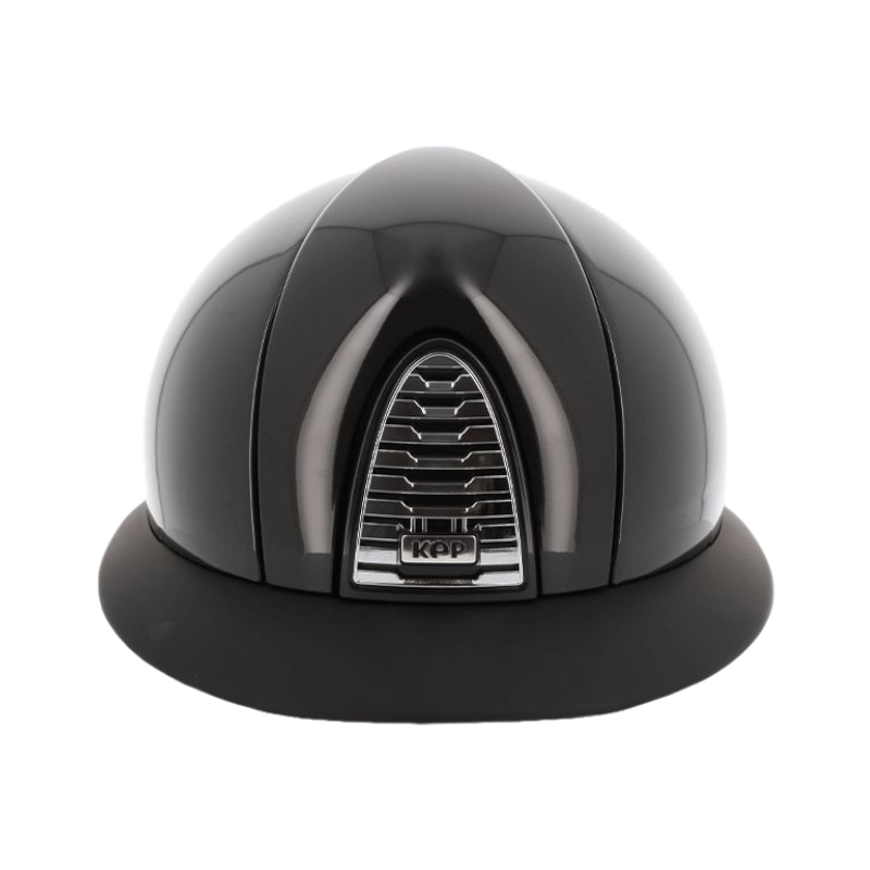 KEP - Casque d'équitation Cromo 2.0 Shine noir visière polo matt